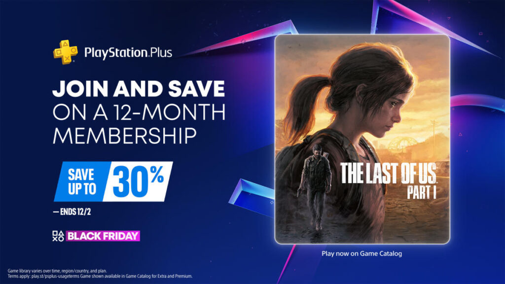 The PlayStation Black Friday deals will cut 25 to 30 percent off PS Plus subscriptions