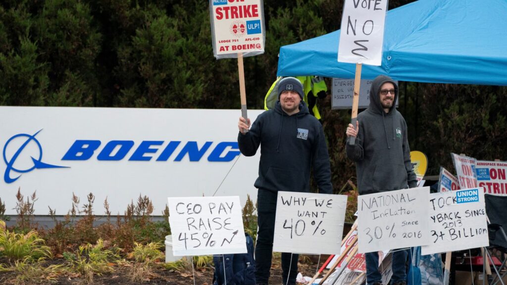 Boeing union backs sweetened contract offer that could end strike, sets vote for Monday