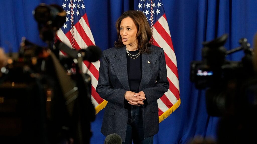 US election: Harris warns voters not to 'fall for' a premature Trump victory claim