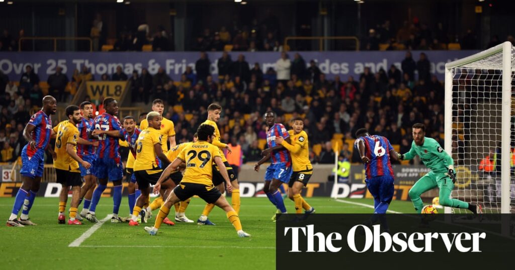 Marc Guéhi strikes for Crystal Palace to deny Wolves first league win of season | Premier League