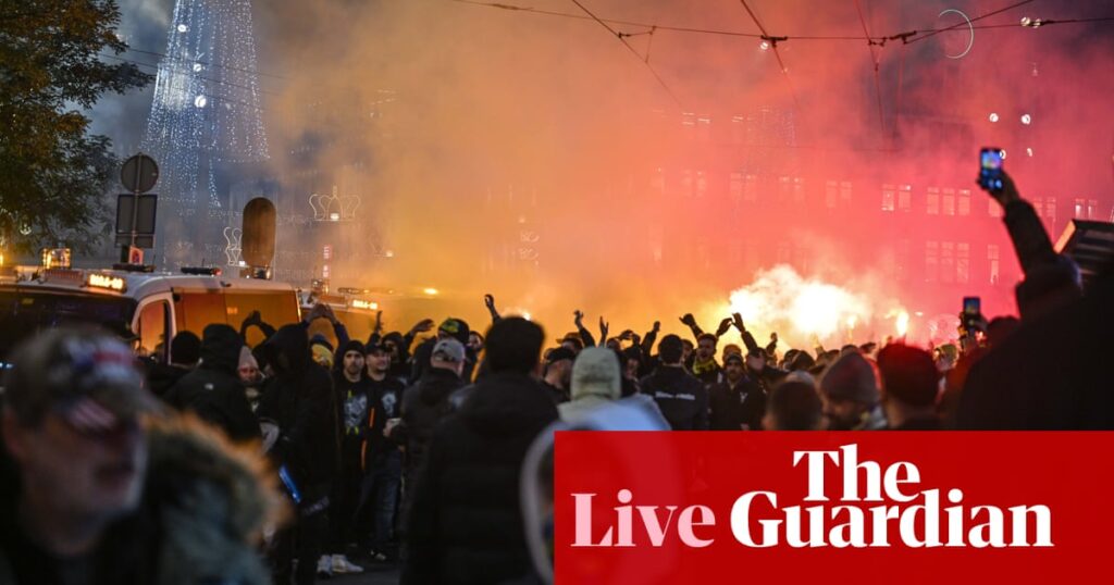 More than 60 arrests in Amsterdam after attacks on Israeli football fans – Middle East crisis live | Israel