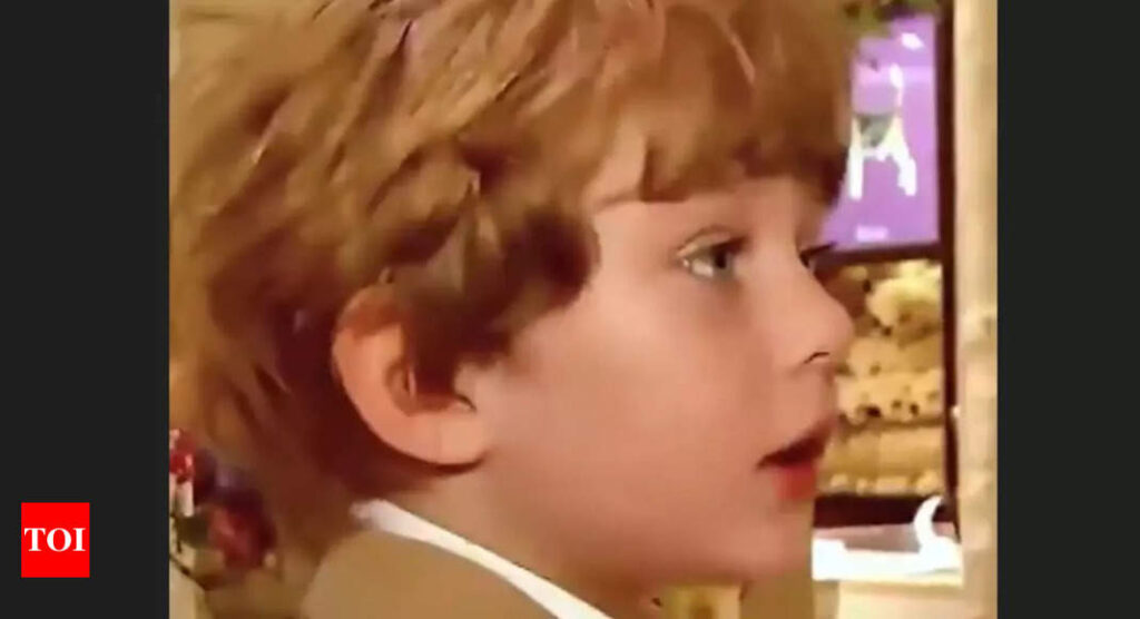 Barron Trump: 3 year old Barron Trump talks about his love for drums to Melania | World News