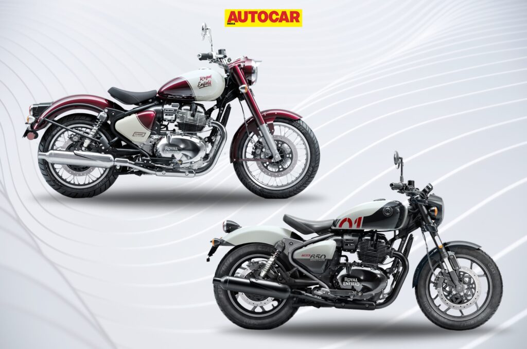 Royal Enfield Classic 650, Shotgun 650, price, weight, design differences