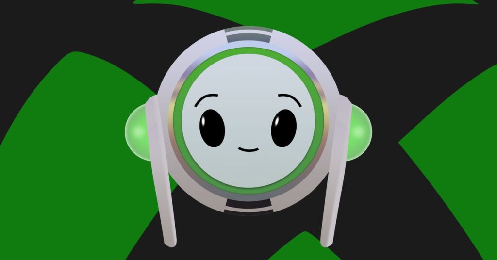 Illustration of Xbox’s chatbot.