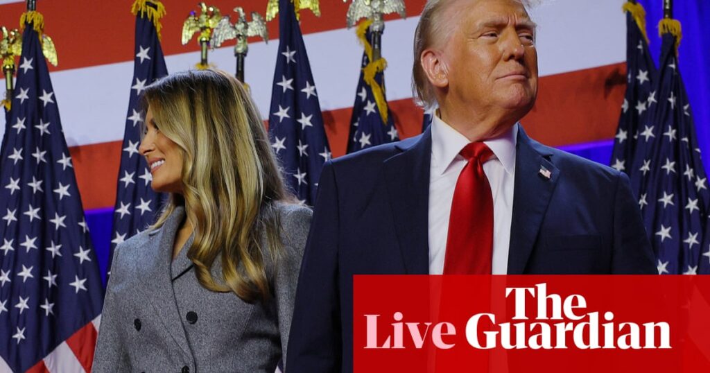 US election live: Trump prepares to choose top team as Harris tells supporters ‘do not despair’ | US elections 2024