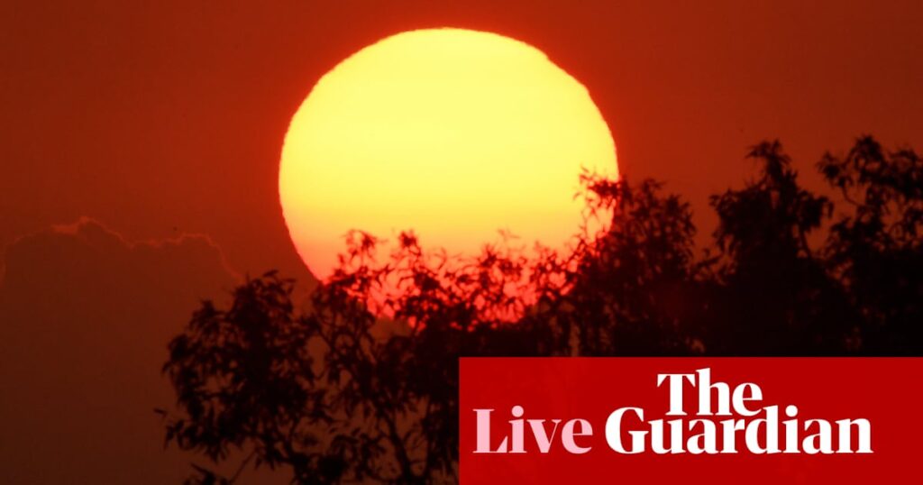 Australia news live: lingering Queensland heatwave sees temperatures 8C above average; ANZ posts $6.7bn profit as overdue loans surge | Australia news