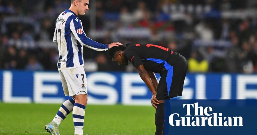 European football: Barcelona suffer shock defeat against Real Sociedad | European club football