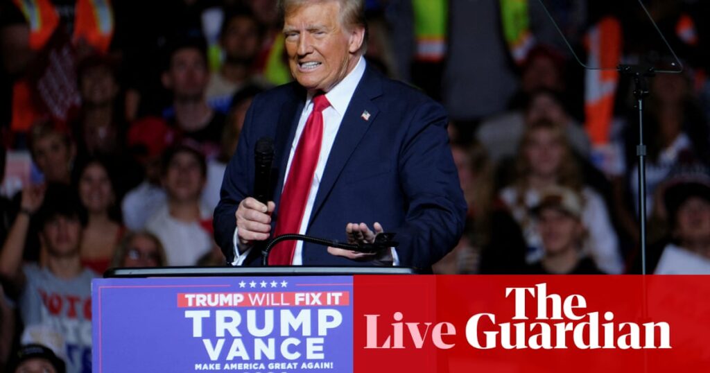 US politics live: ‘improbably tight’ polls questioned by experts as Trump reportedly grows anxious in final days of race | US elections 2024