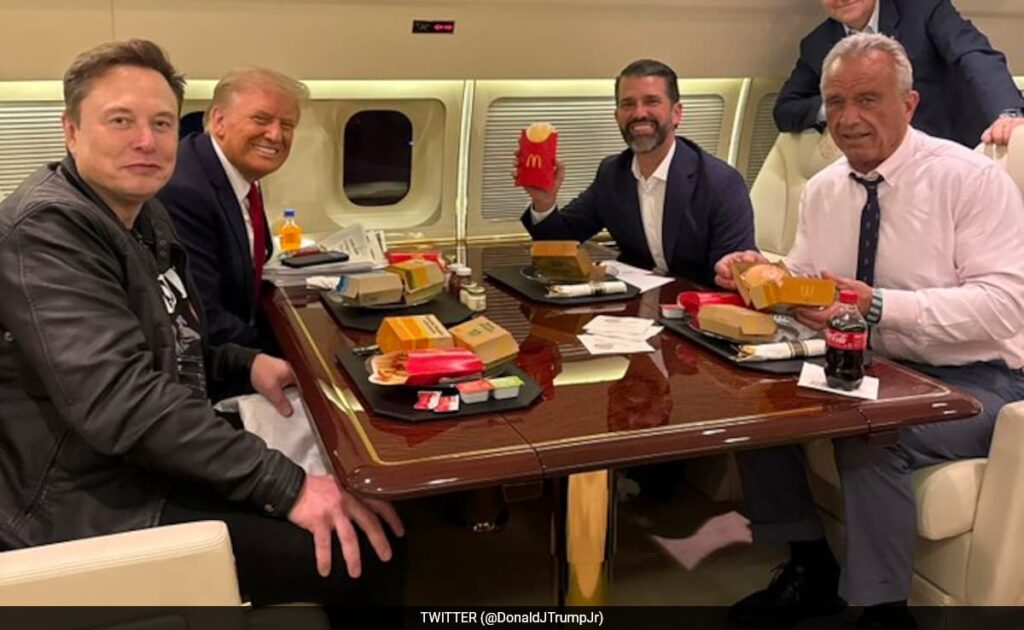 Days After "Make America Healthy Again" Vow, Trump, RFK Jr Eat McDonald's