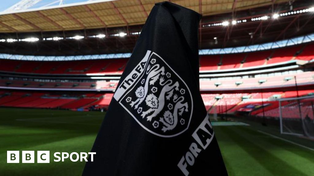 FA logo flag at Wembley