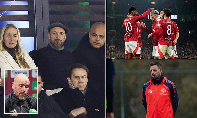 Erik ten Hag returns to football five days after being sacked by Manchester United as he's seen taking in a top-flight match in Holland as his old club get set for Chelsea clash