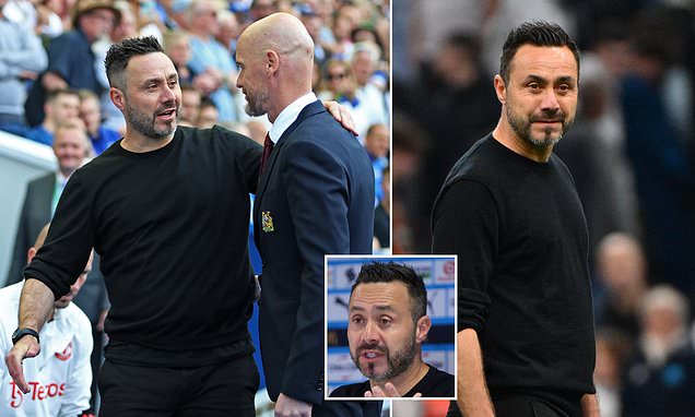 'This is where I could have been': Roberto De Zerbi 'shows Man United contract offer' to his Marseille players