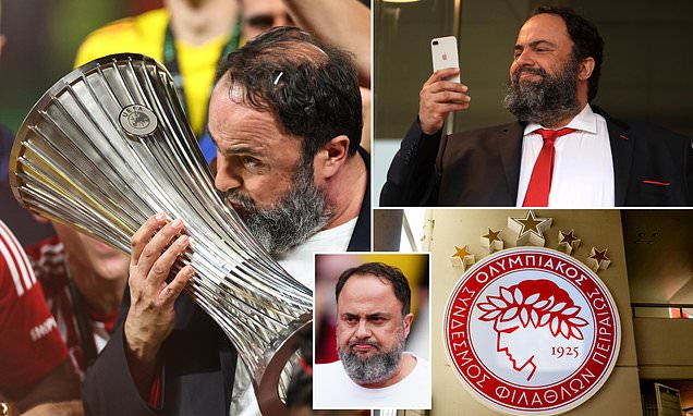 Nottingham Forest owner Evangelos Marinakis is accused of 'supporting a criminal organisation and inciting sports-related violence' -  but he claims he is being BLACKMAILED