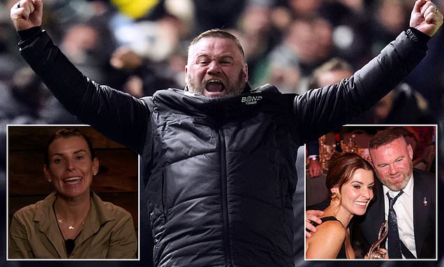 I'm a Celebrity star Coleen Rooney's husband Wayne misses Friday night's show as England legend works while wife takes part in TV show 10,508 miles away in Australia