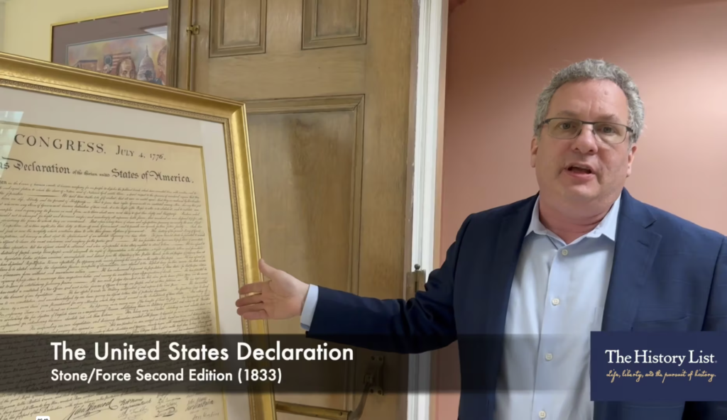 A rare printing of the Declaration of Independence—A personal tour with Seth Kaller – The History List