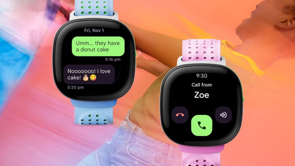 Fitbit’s kids’ smartwatch gets family group chats