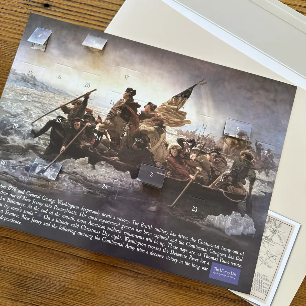 “Washington Crossing the Delaware” Advent Calendar – The History List