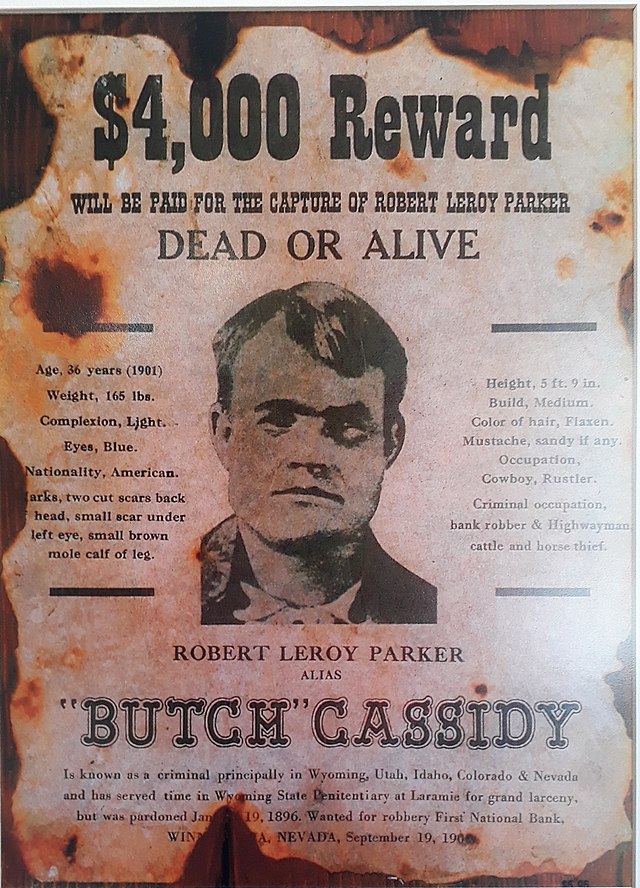 Butch Cassidy WANTED Poster