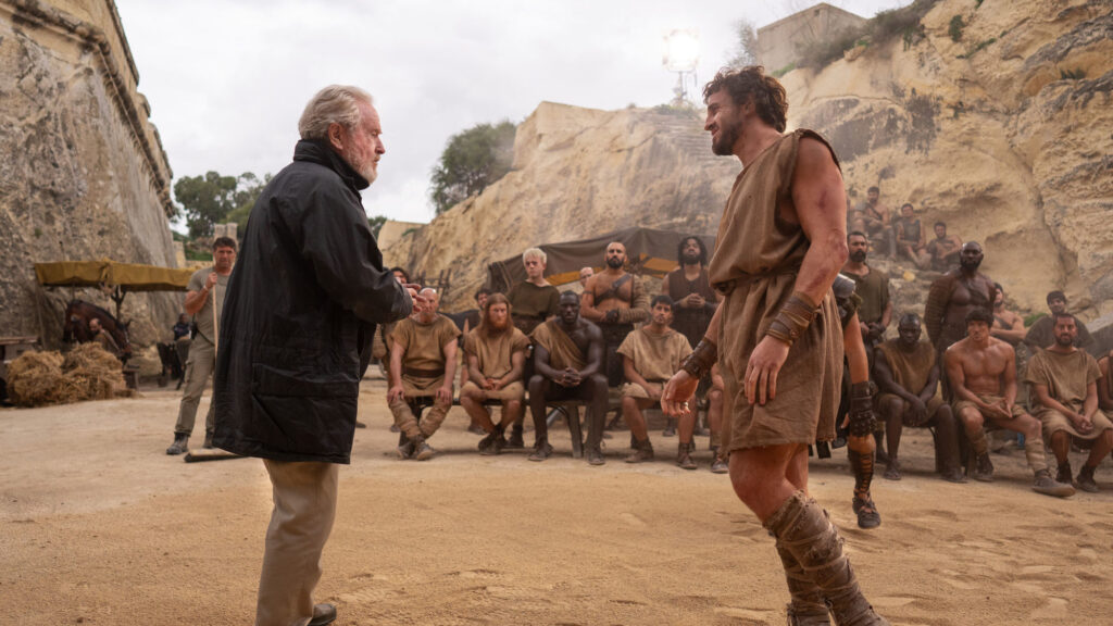 Gladiator II Lead Says Ridley Scott Helped Him Overcome His Nerves