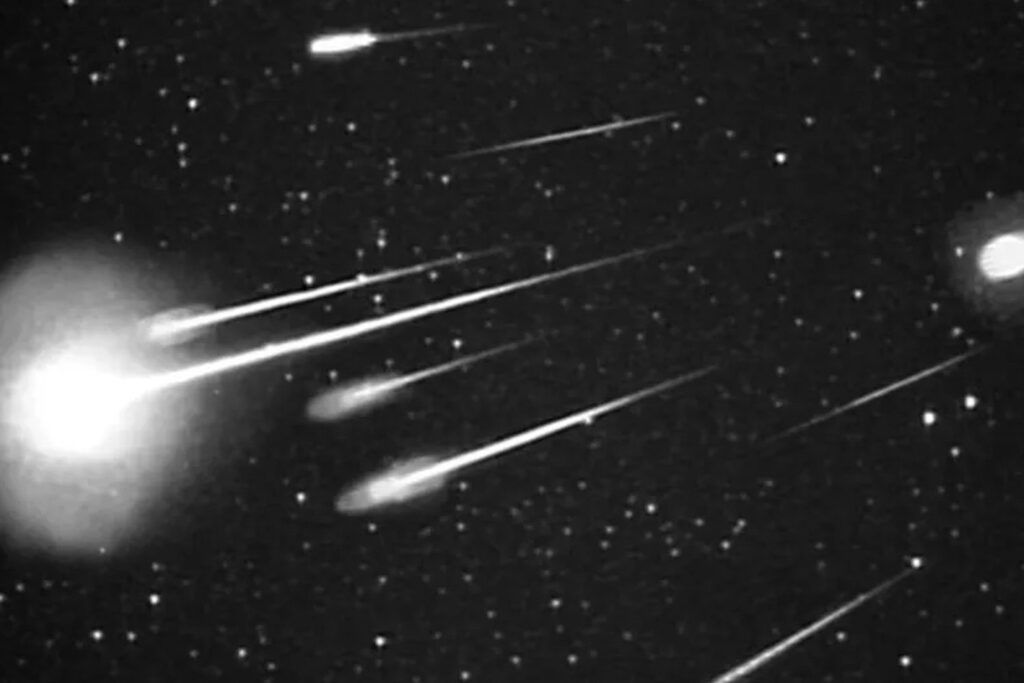 The Leonids is a bright meteor shower that usually peaks in mid-November.