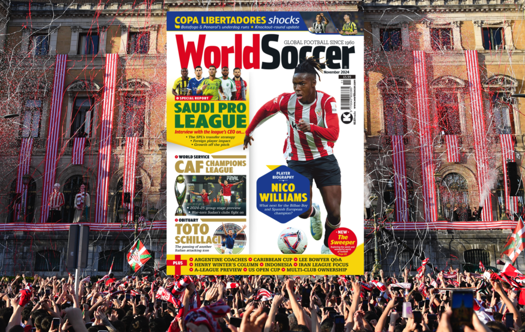 Out now: World Soccer November 2024