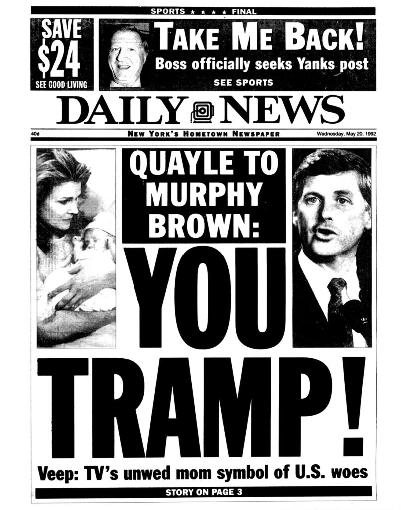 Murphy Brown, Dan Quayle and Damage (Erotic 90’s, Part 7) — You Must Remember This