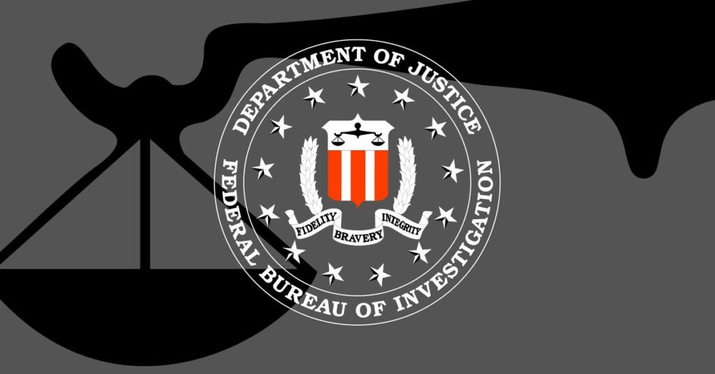 Vector collage of the FBI seal.