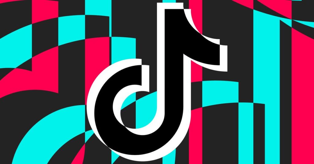 Vector art of the TikTok logo.