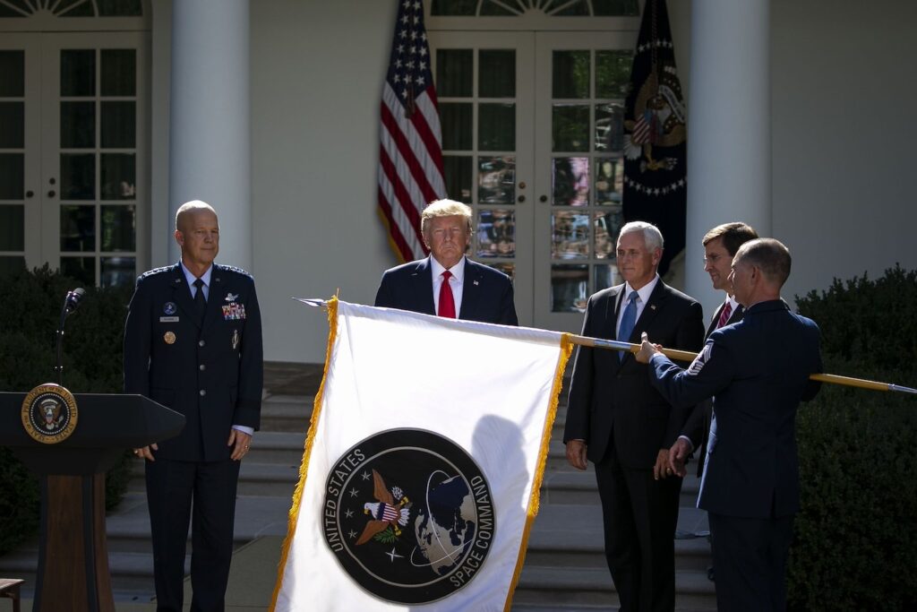 President Trump Participates In The Establishment Of U.S. Space Command