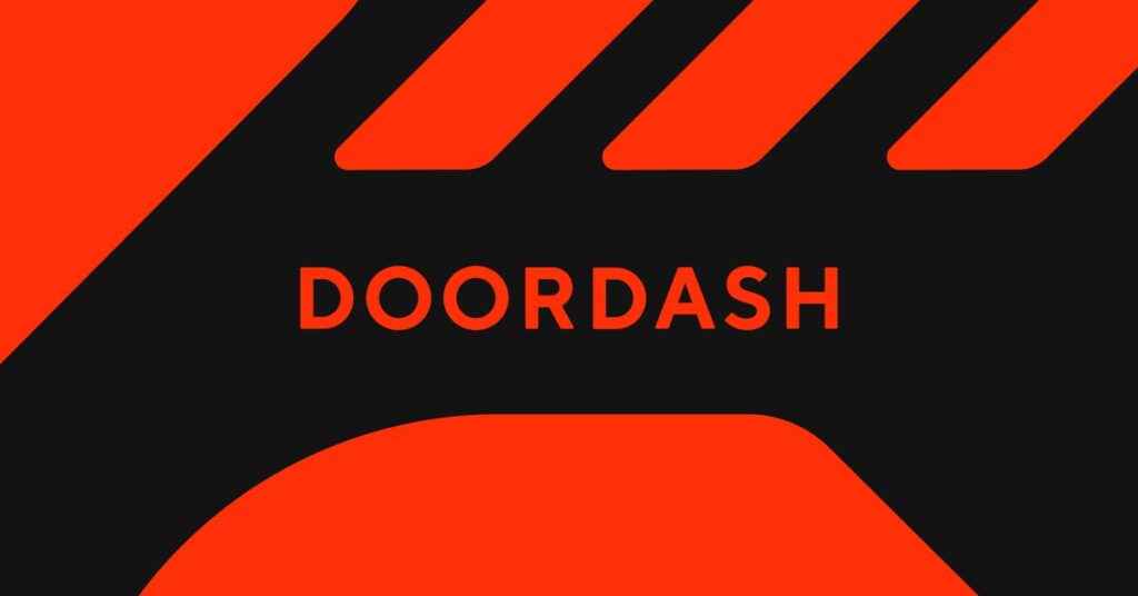 An image showing the DoorDash logo