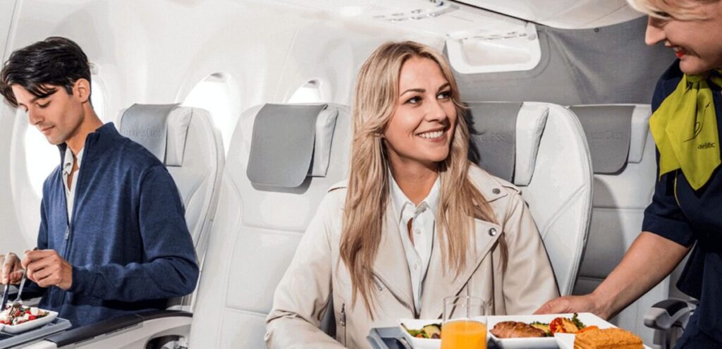 airBaltic introduces new Winter Business Class menu