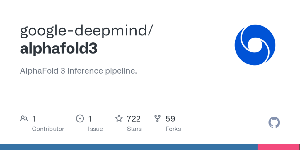 google-deepmind/alphafold3: AlphaFold 3 inference pipeline.