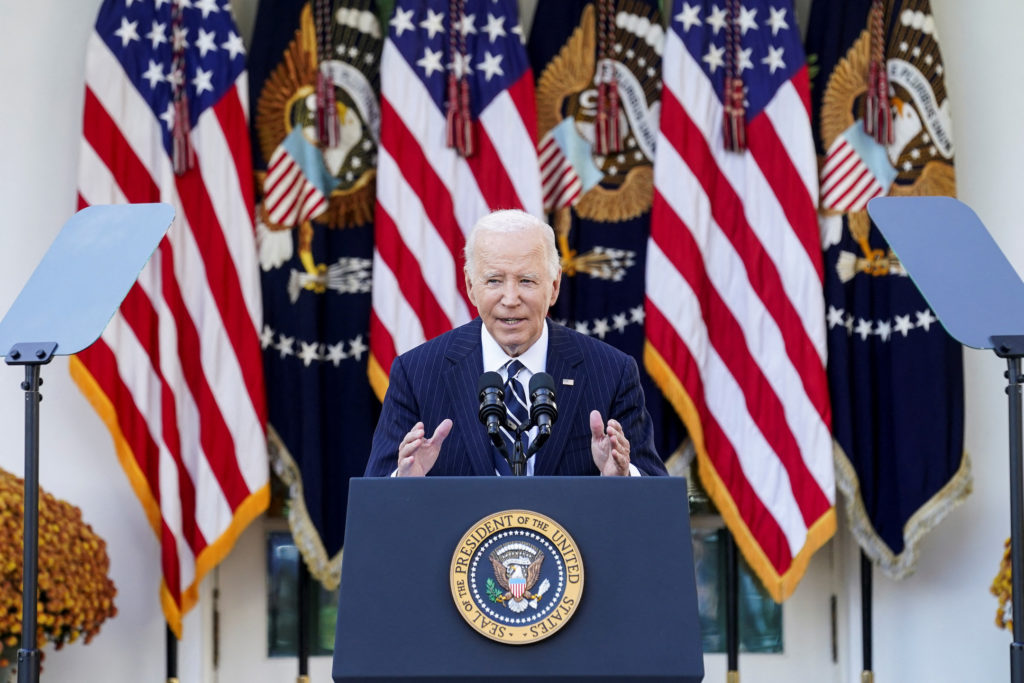 Biden touts accomplishments, calls for peaceful transition after Trump’s election win