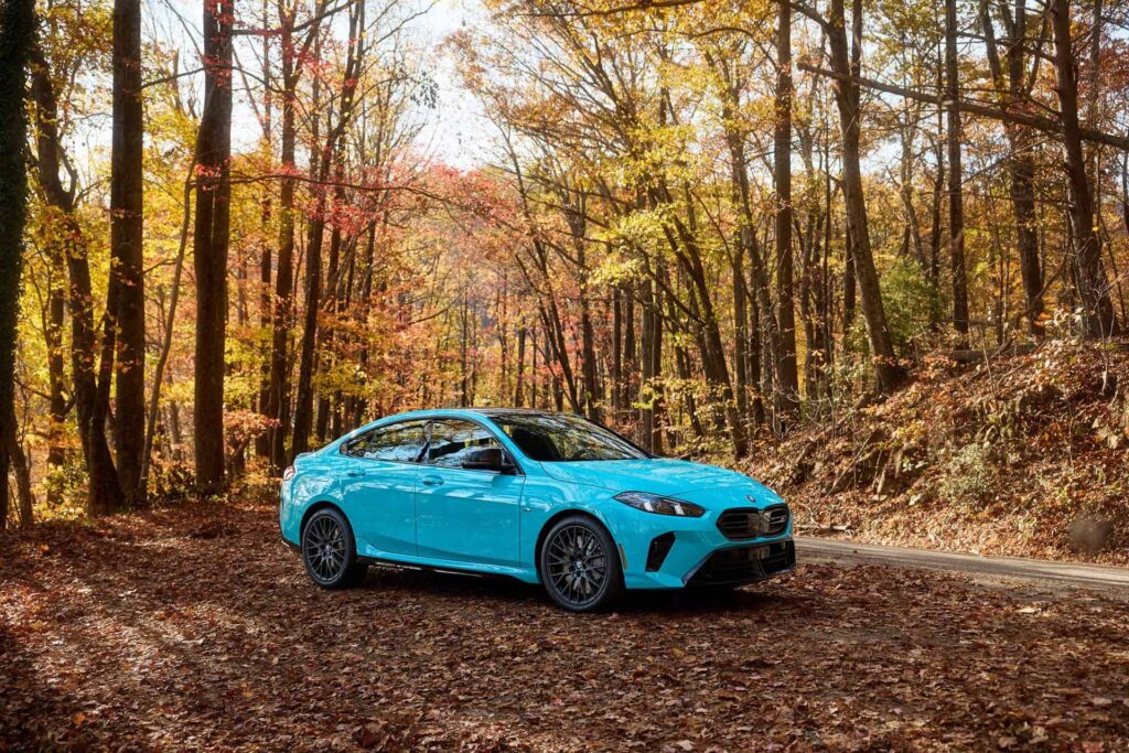 The 2025 BMW M235 Gran Coupe in Borusan Turkish Blue