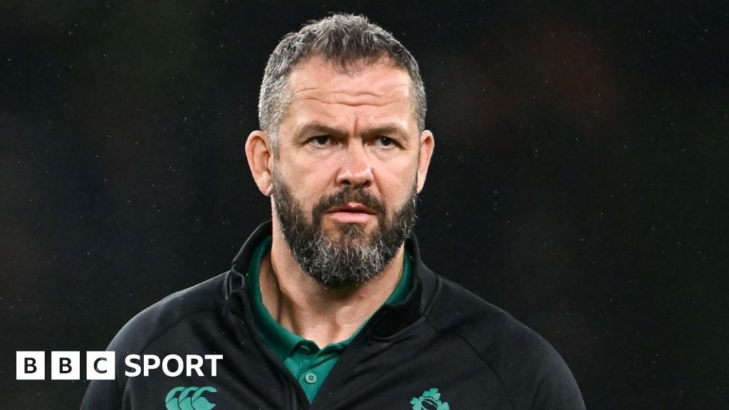 Ireland head coach Andy Farrell pictured before the Argentina game