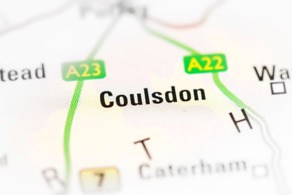 Residents of Coulsdon say their town's name is being censored by Facebook.