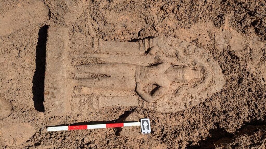 Archaeologists Stumble Upon 900-Year-Old Door Guardian Statues in Cambodia