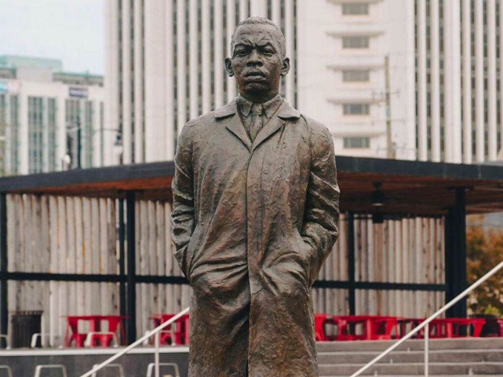 New Statue Honoring Civil Rights Activist John Lewis Unveiled in His Home State of Alabama