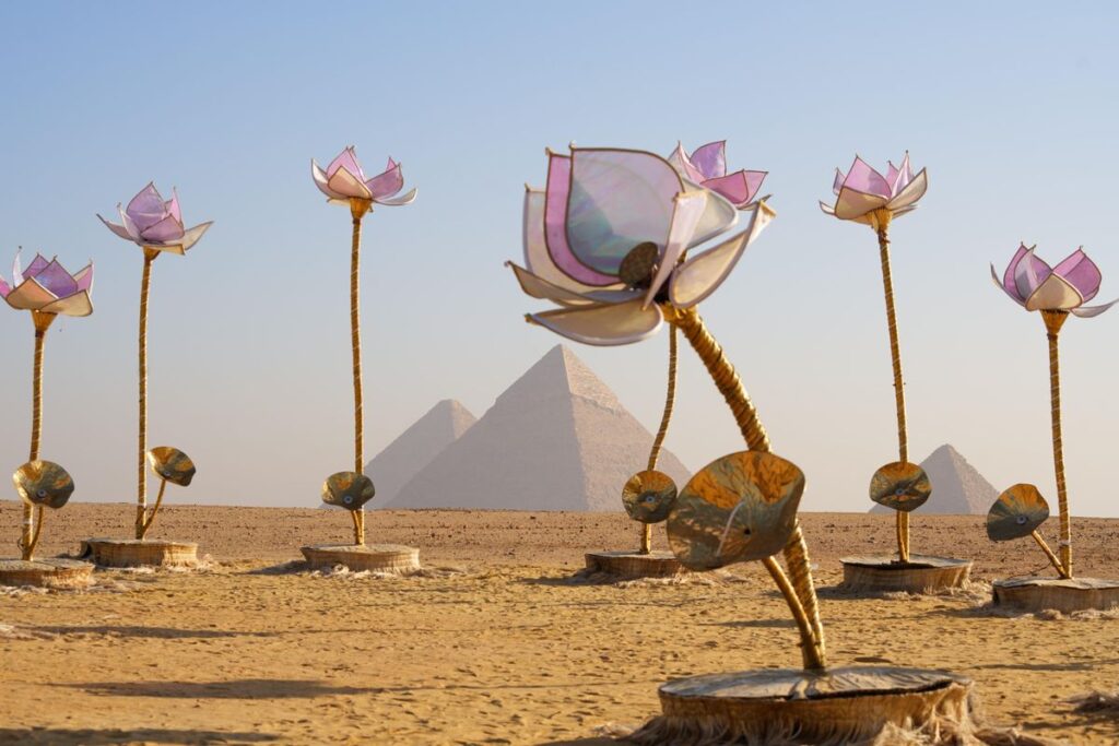 To See a Spellbinding Contemporary Art Exhibition, Head to the Ancient Egyptian Pyramids