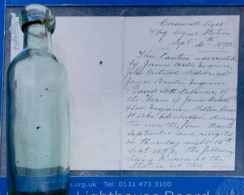 Read the 132-Year-Old Message in a Bottle Found Hidden Inside the Walls of a Scottish Lighthouse