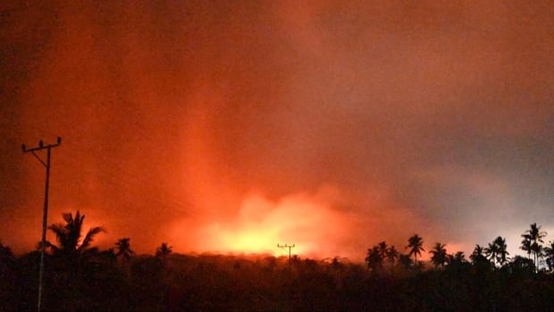 Volcanic eruption in Indonesia leave at least 10 people dead