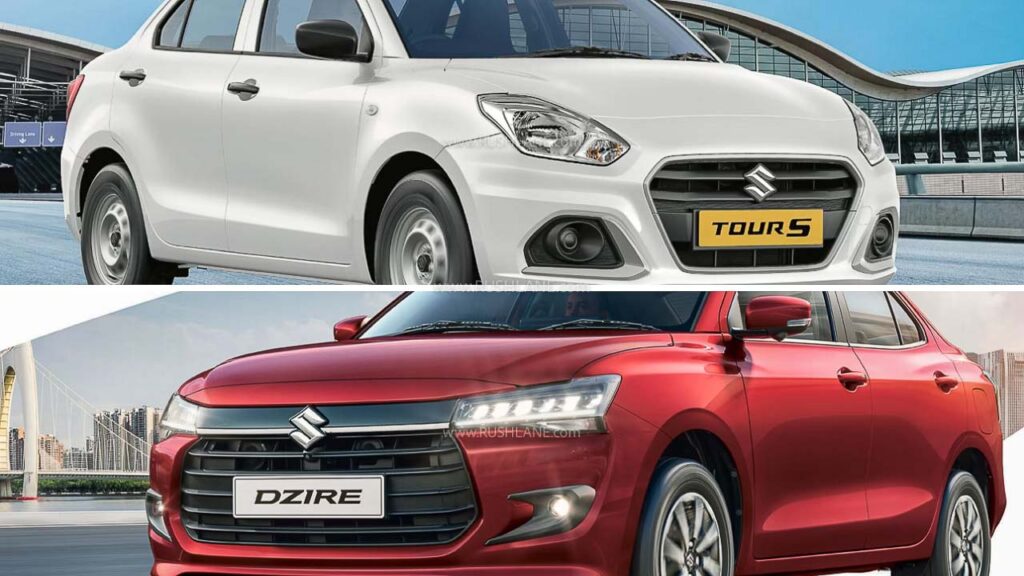 Dzire Tour S and New Dzire