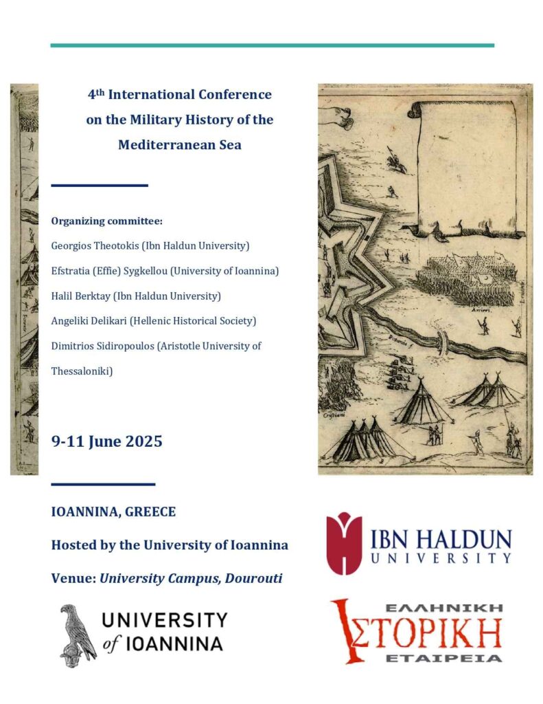 Call for Papers: 4th International Conference on the Military History of the Mediterranean Sea