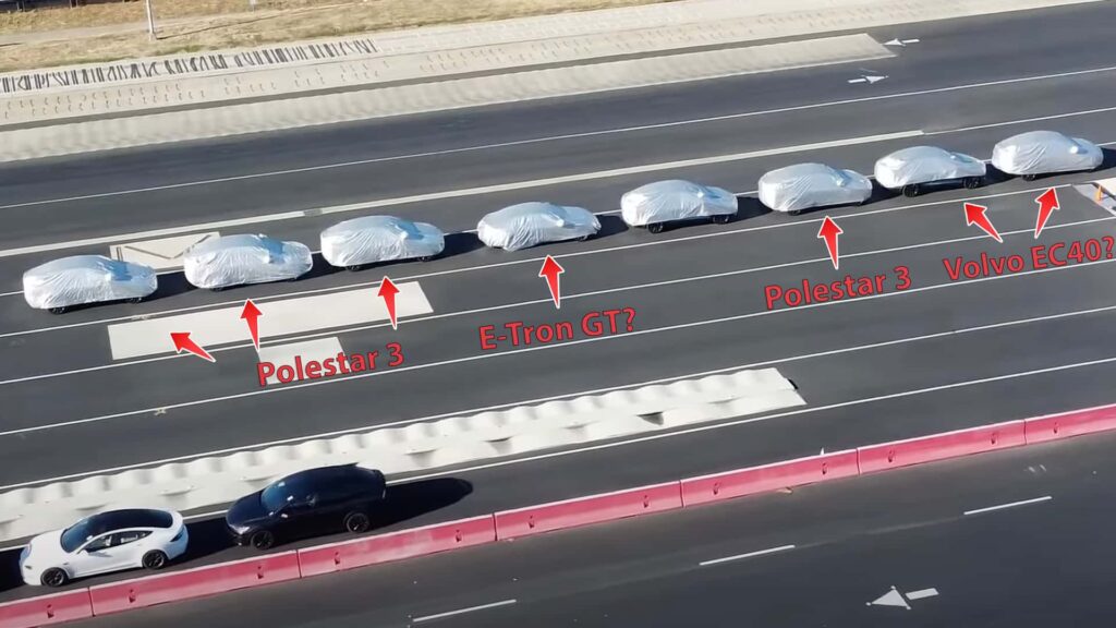 Tesla Has All These Covered Cars At Its Factory. What Are They?