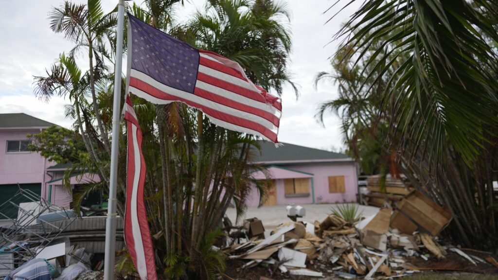 FEMA worker fired for directing relief response away from homes with pro-Trump signs : NPR