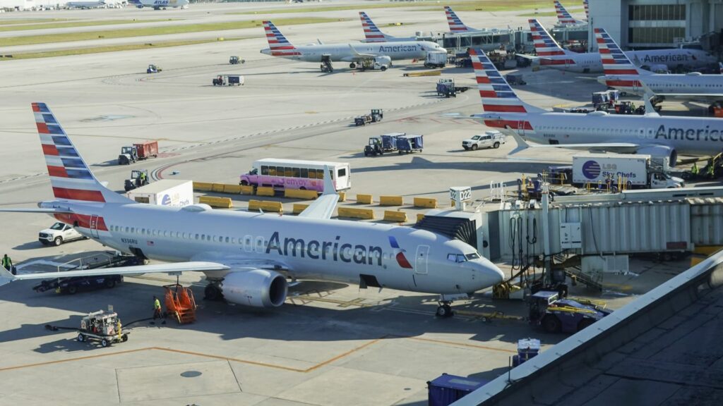 American Airlines temporarily grounded flights due to technical glitch