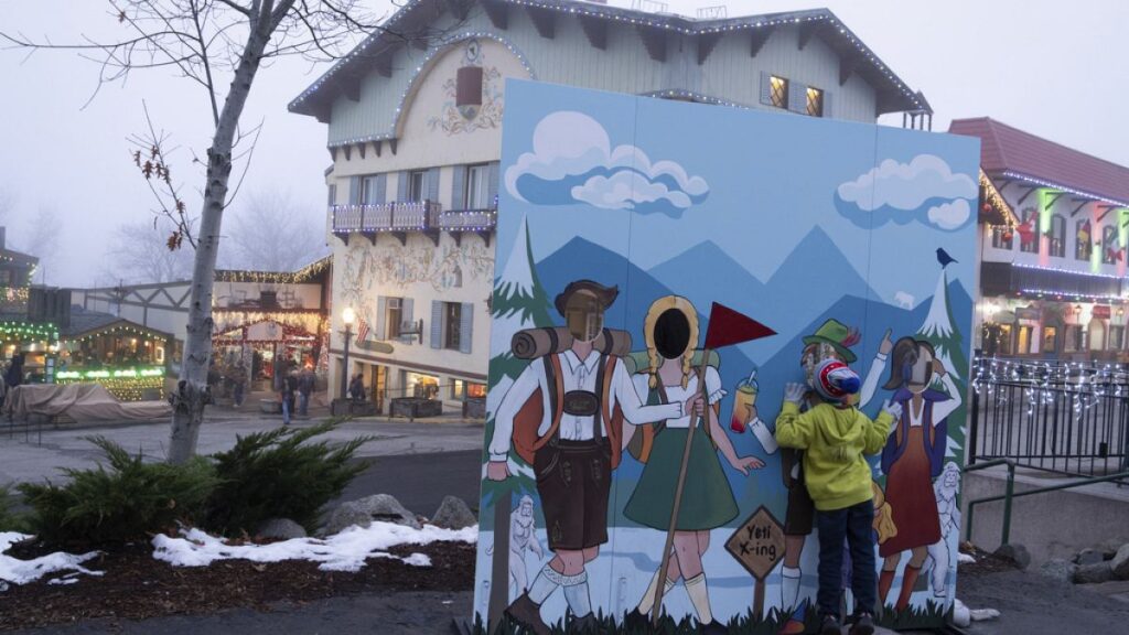 Step into Christmas in Leavenworth, a charming Bavarian village… in Washington State?