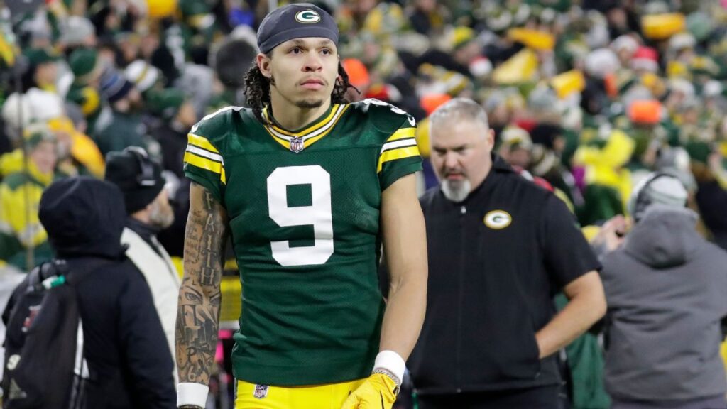 Christian Watson injures knee in Green Bay Packers' victory