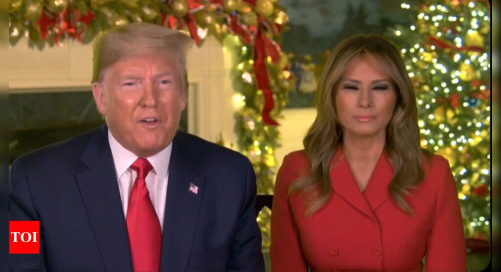 Trump spins holiday cheer as DJ at Mar-a-Lago’s Christmas eve bash