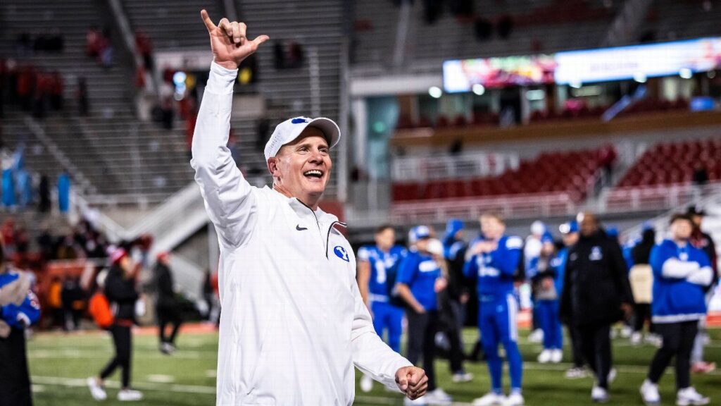 How BYU's Jay Hill led the defense from the coaches' box with his wife monitoring his heart